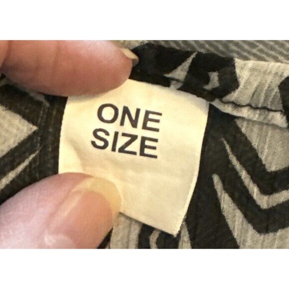 BLACK & WHITE Polyester V Neck Swimsuit Coverup Dress Side Slits One Size - Picture 5 of 6